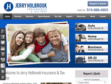 Tablet Screenshot of jerryholbrook.com